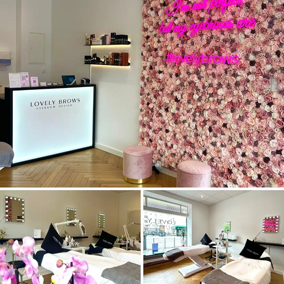 Bildcollage von Lovely Brows Zürich